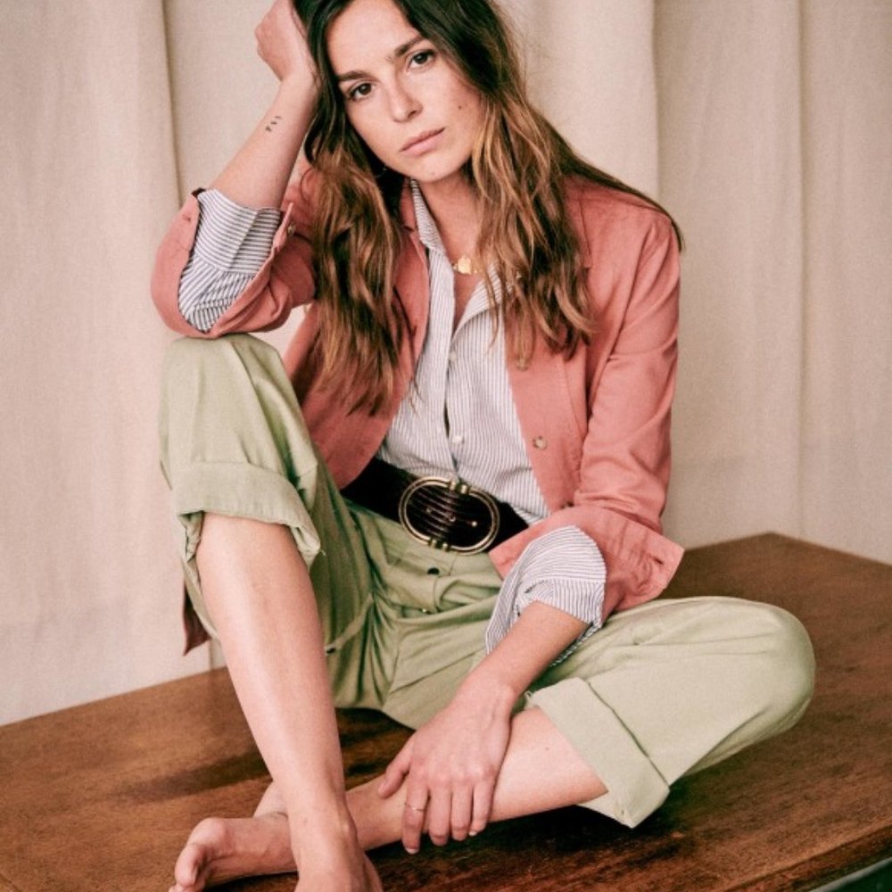 Sezane Will Jacket in Blush